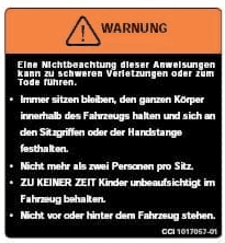 Picture of DECAL, WARNING
